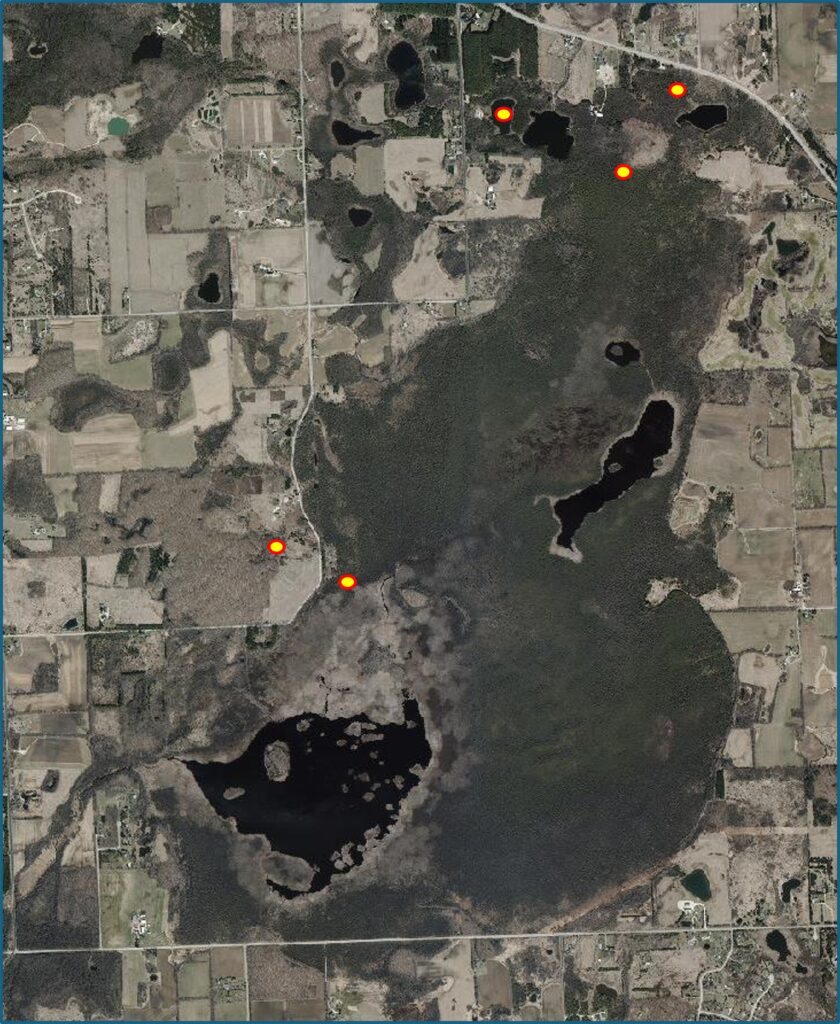 Known groundwater springs